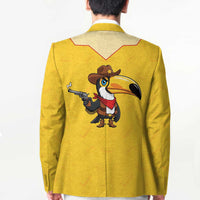 Western Yoke Blazer Toucan Cowboy Style - Wonder Print Shop