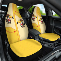 Western Yoke Car Seat Cover Toucan Cowboy Style - Wonder Print Shop