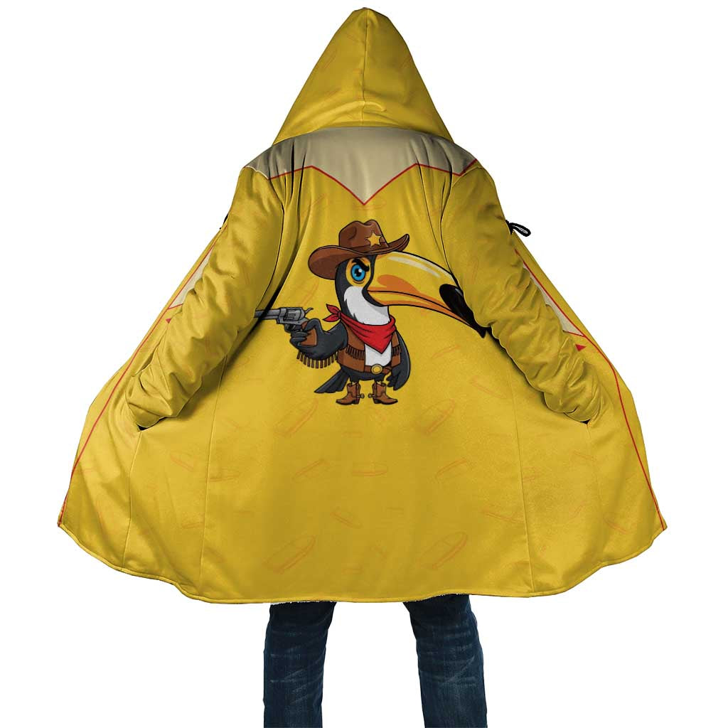 Western Yoke Cloak Toucan Cowboy Style - Wonder Print Shop
