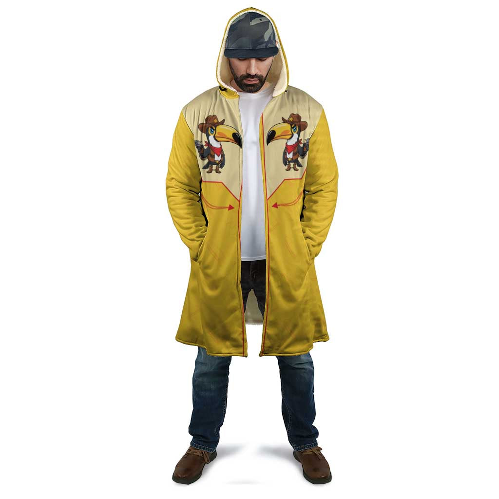 Western Yoke Cloak Toucan Cowboy Style - Wonder Print Shop