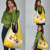 Western Yoke Grocery Bag Toucan Cowboy Style - Wonder Print Shop