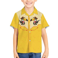 Western Yoke Hawaiian Shirt Toucan Cowboy Style - Wonder Print Shop