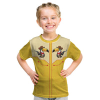 Western Yoke Kid T Shirt Toucan Cowboy Style - Wonder Print Shop