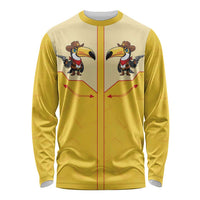 Western Yoke Long Sleeve Shirt Toucan Cowboy Style - Wonder Print Shop