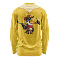 Western Yoke Long Sleeve Shirt Toucan Cowboy Style - Wonder Print Shop