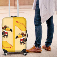Western Yoke Luggage Cover Toucan Cowboy Style - Wonder Print Shop
