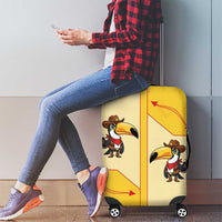 Western Yoke Luggage Cover Toucan Cowboy Style - Wonder Print Shop