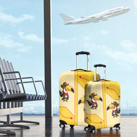 Western Yoke Luggage Cover Toucan Cowboy Style - Wonder Print Shop