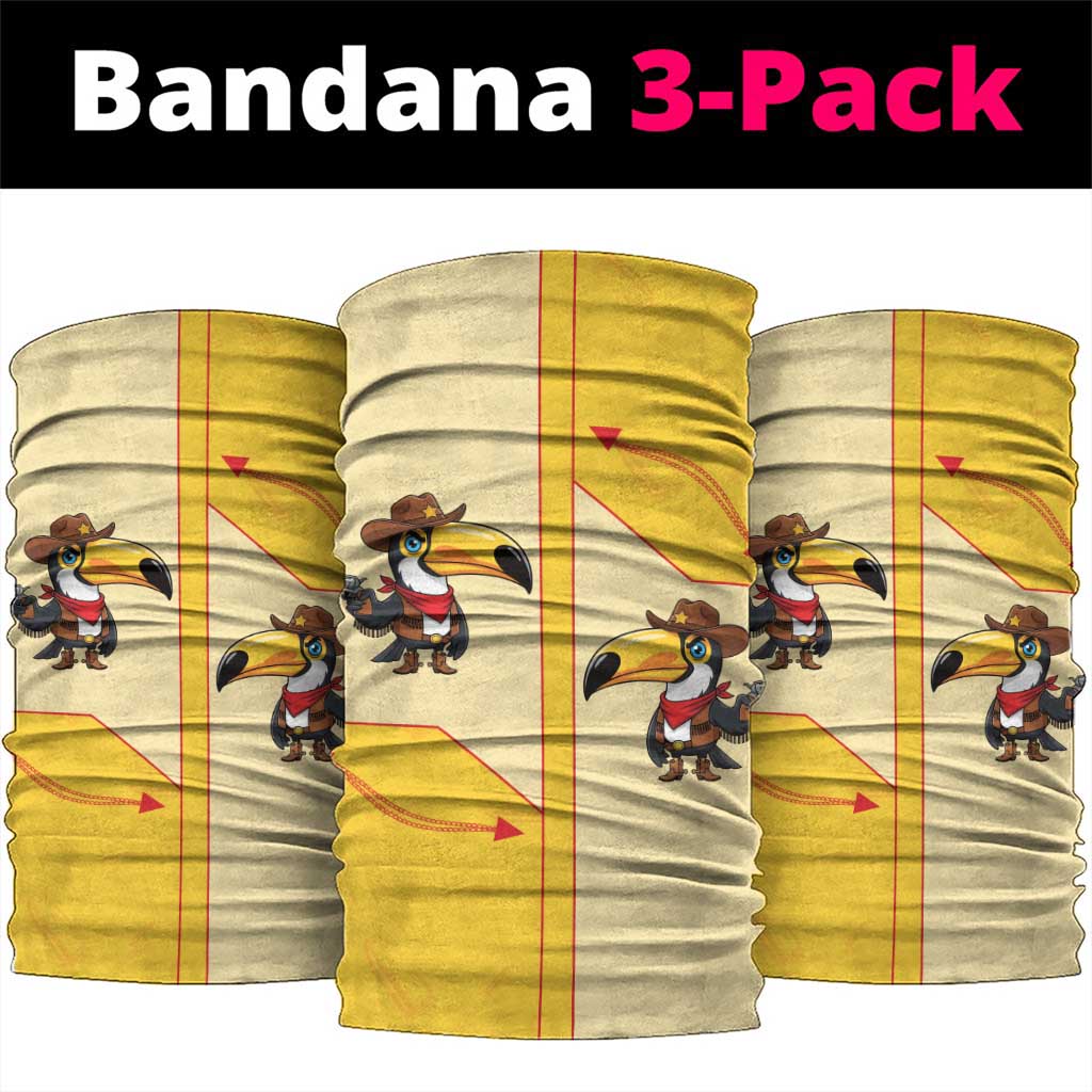 Western Yoke Neck Gaiter Toucan Cowboy Style - Wonder Print Shop