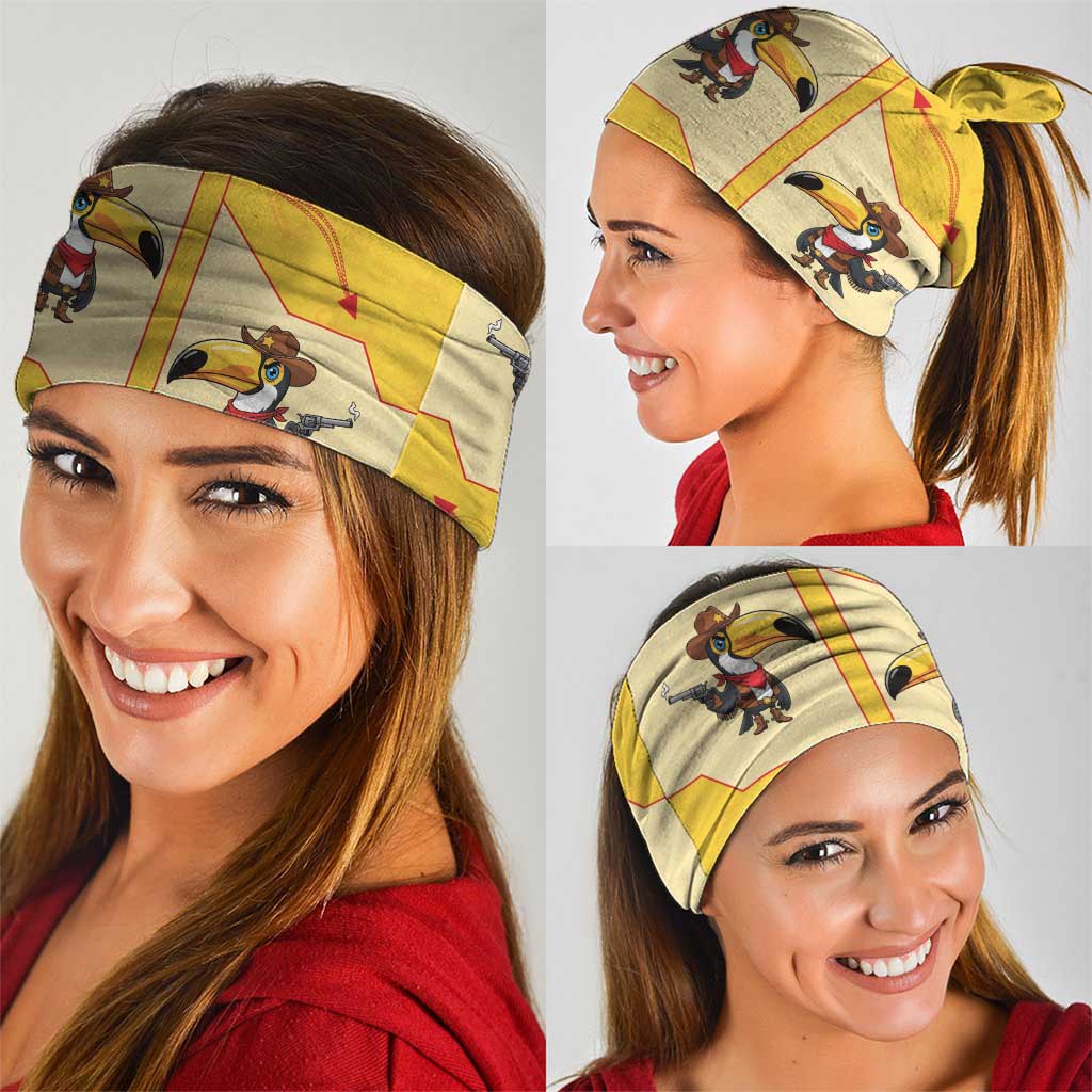 Western Yoke Neck Gaiter Toucan Cowboy Style - Wonder Print Shop