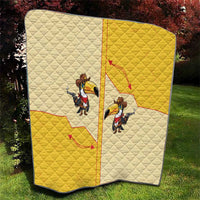 Western Yoke Quilt Toucan Cowboy Style - Wonder Print Shop