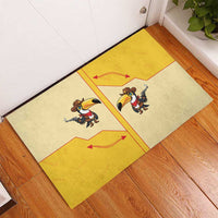 Western Yoke Rubber Doormat Toucan Cowboy Style - Wonder Print Shop