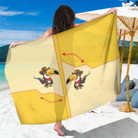 Western Yoke Sarong Toucan Cowboy Style - Wonder Print Shop