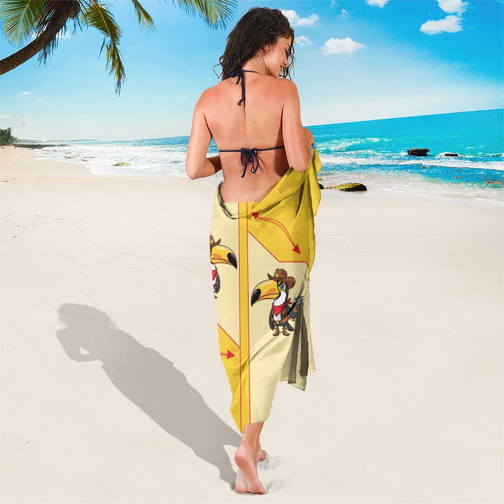 Western Yoke Sarong Toucan Cowboy Style - Wonder Print Shop