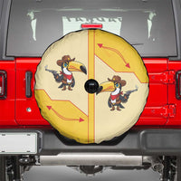 Western Yoke Spare Tire Cover Toucan Cowboy Style - Wonder Print Shop