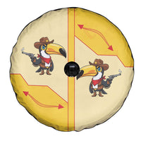 Western Yoke Spare Tire Cover Toucan Cowboy Style - Wonder Print Shop