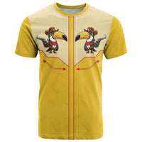 Western Yoke T Shirt Toucan Cowboy Style - Wonder Print Shop