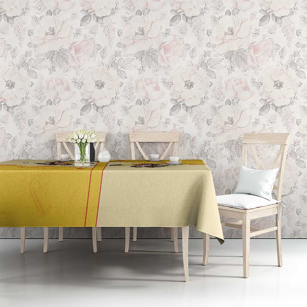 Western Yoke Tablecloth Toucan Cowboy Style - Wonder Print Shop