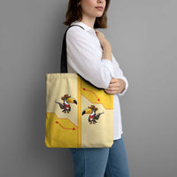 Western Yoke Tote Bag Toucan Cowboy Style - Wonder Print Shop
