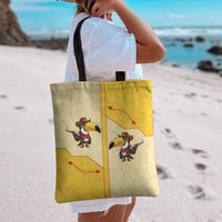 Western Yoke Tote Bag Toucan Cowboy Style - Wonder Print Shop