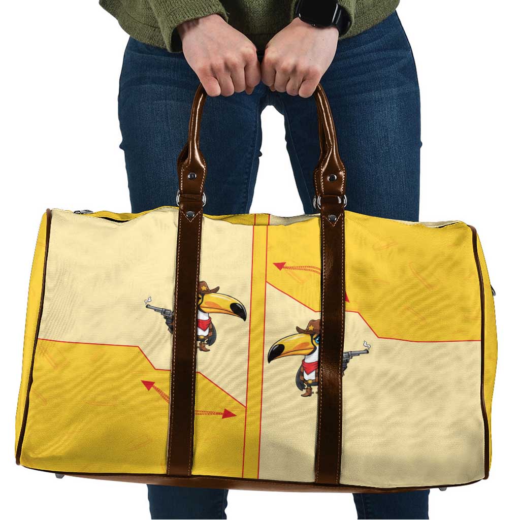 Western Yoke Travel Bag Toucan Cowboy Style - Wonder Print Shop