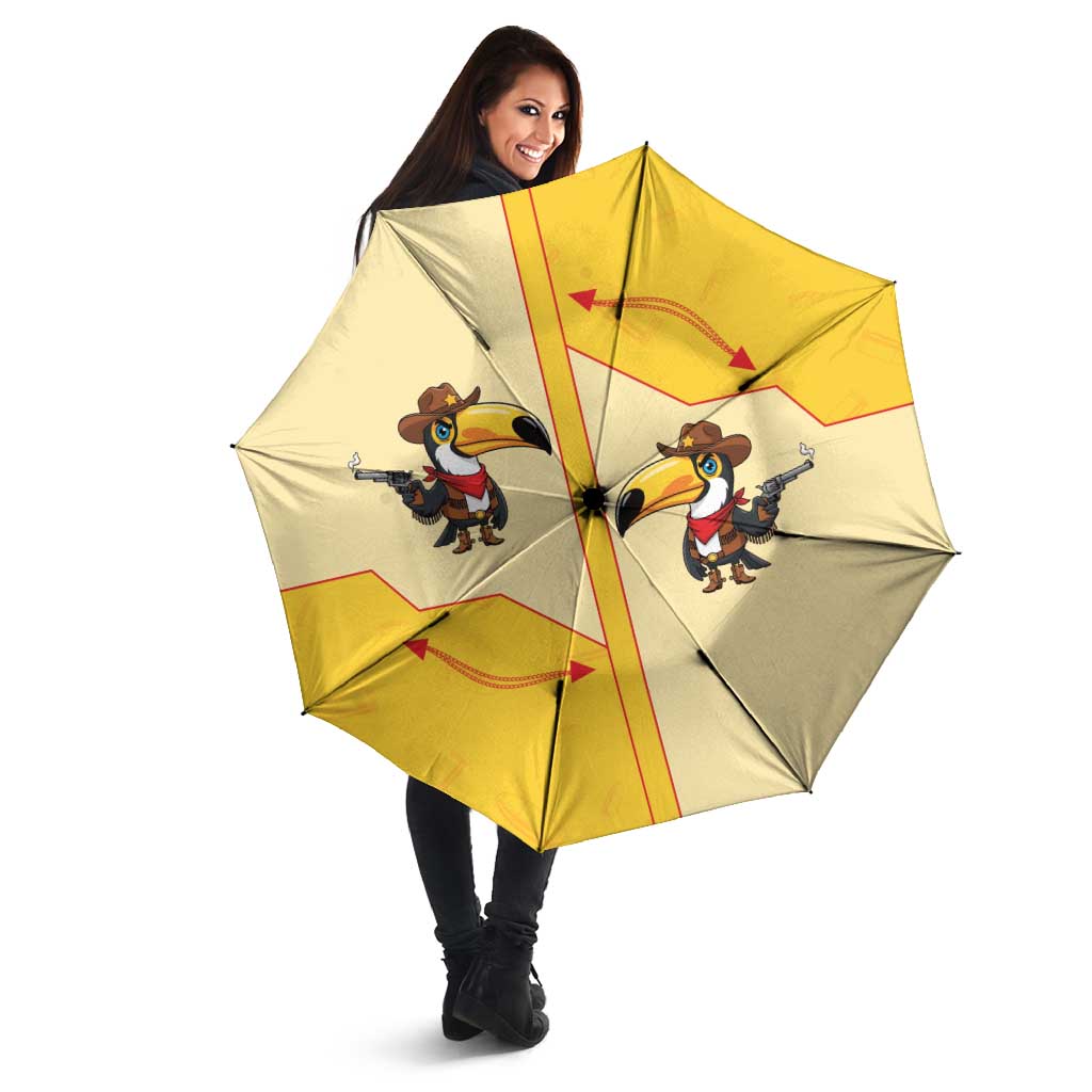 Western Yoke Umbrella Toucan Cowboy Style - Wonder Print Shop