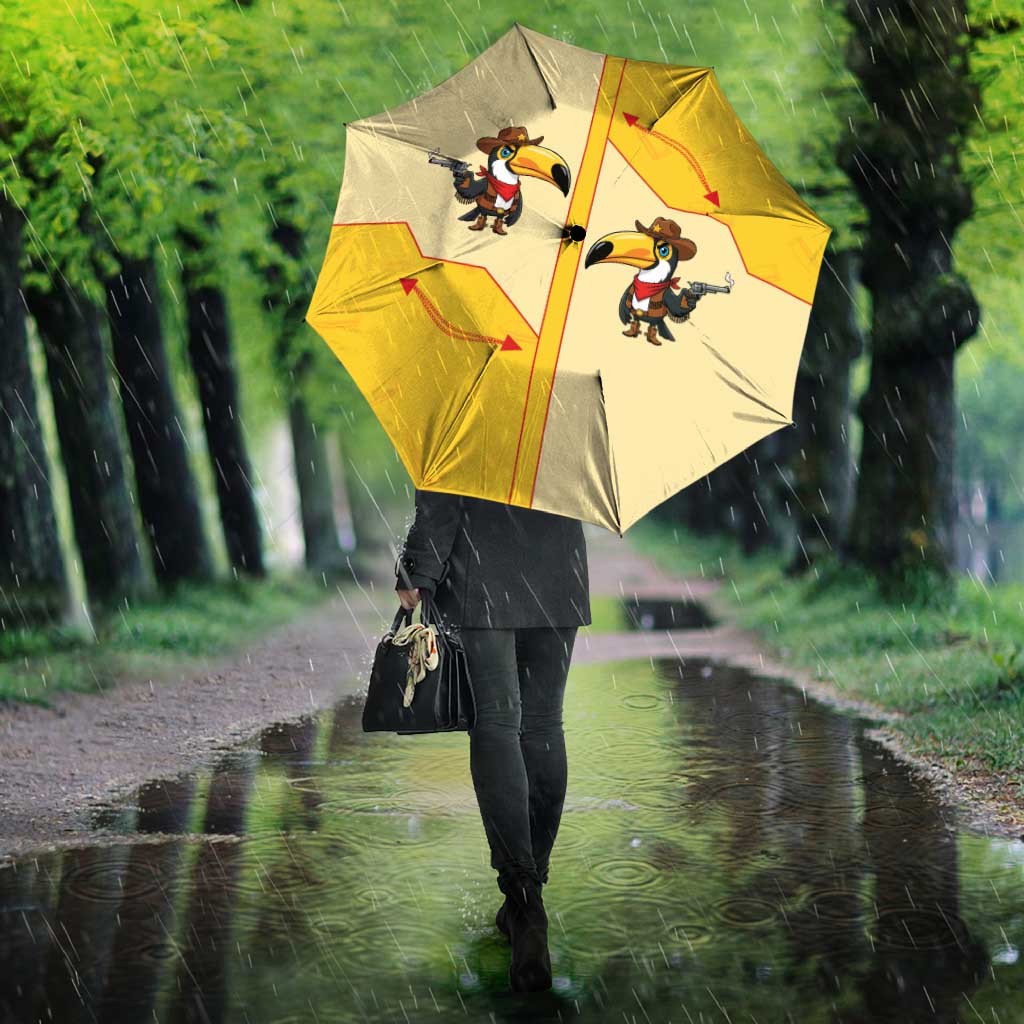 Western Yoke Umbrella Toucan Cowboy Style - Wonder Print Shop