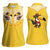 Western Yoke Women Sleeveless Polo Shirt Toucan Cowboy Style - Wonder Print Shop