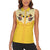 Western Yoke Women Sleeveless Polo Shirt Toucan Cowboy Style - Wonder Print Shop
