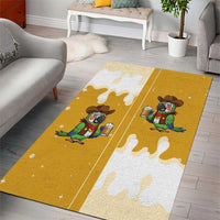 Western Yoke Area Rug Drunk Parrot Cowboy Style - Wonder Print Shop