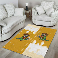 Western Yoke Area Rug Drunk Parrot Cowboy Style - Wonder Print Shop