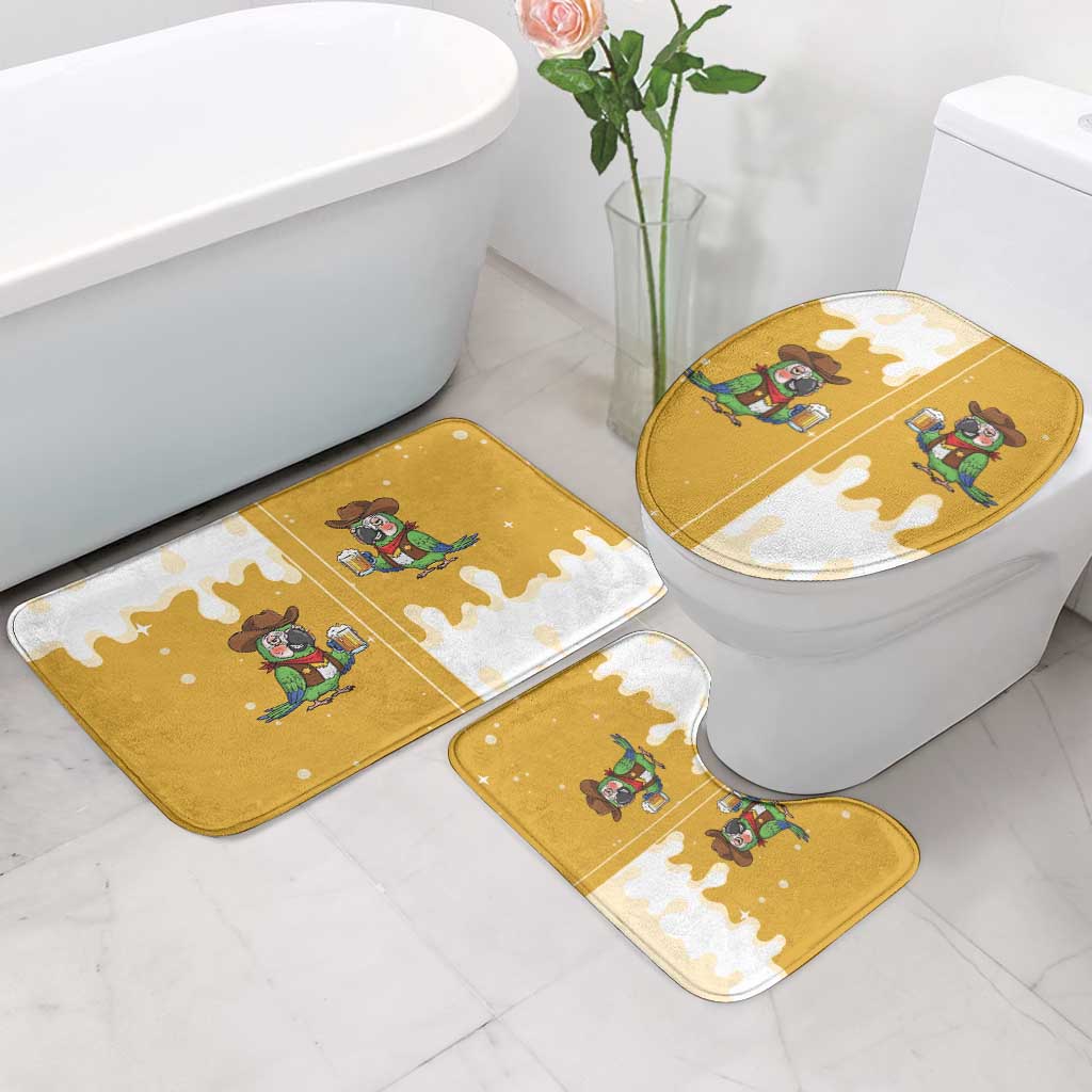 Western Yoke Bathroom Set Drunk Parrot Cowboy Style - Wonder Print Shop