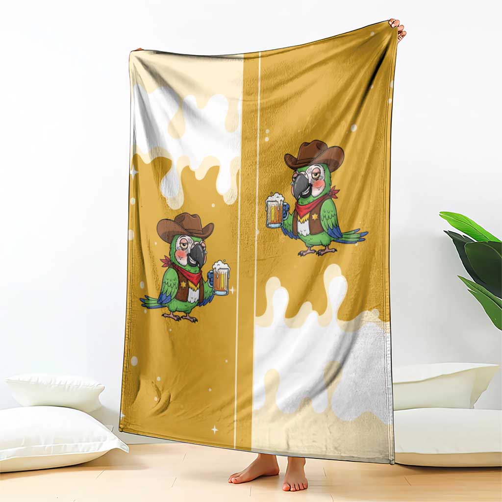 Western Yoke Blanket Drunk Parrot Cowboy Style - Wonder Print Shop