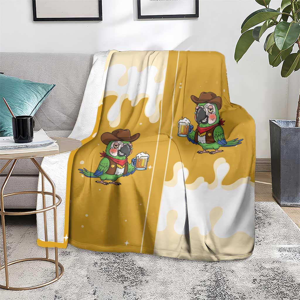 Western Yoke Blanket Drunk Parrot Cowboy Style - Wonder Print Shop