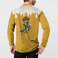 Western Yoke Button Sweatshirt Drunk Parrot Cowboy Style - Wonder Print Shop