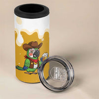 Western Yoke 4 in 1 Can Cooler Tumbler Drunk Parrot Cowboy Style - Wonder Print Shop