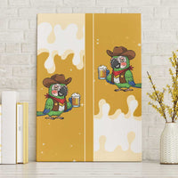 Western Yoke Canvas Wall Art Drunk Parrot Cowboy Style - Wonder Print Shop