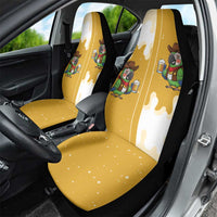 Western Yoke Car Seat Cover Drunk Parrot Cowboy Style - Wonder Print Shop
