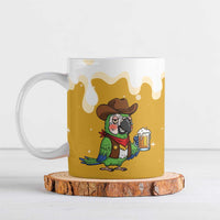 Western Yoke Ceramic Mug Drunk Parrot Cowboy Style - Wonder Print Shop