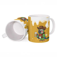 Western Yoke Ceramic Mug Drunk Parrot Cowboy Style - Wonder Print Shop