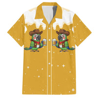 Western Yoke Hawaiian Shirt Drunk Parrot Cowboy Style - Wonder Print Shop