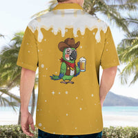 Western Yoke Hawaiian Shirt Drunk Parrot Cowboy Style - Wonder Print Shop