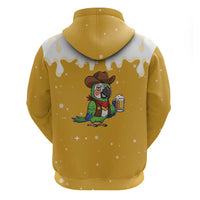 Western Yoke Hoodie Drunk Parrot Cowboy Style - Wonder Print Shop