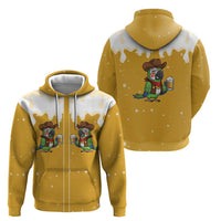 Western Yoke Hoodie Drunk Parrot Cowboy Style - Wonder Print Shop