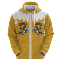 Western Yoke Hoodie Drunk Parrot Cowboy Style - Wonder Print Shop