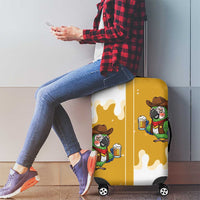 Western Yoke Luggage Cover Drunk Parrot Cowboy Style - Wonder Print Shop