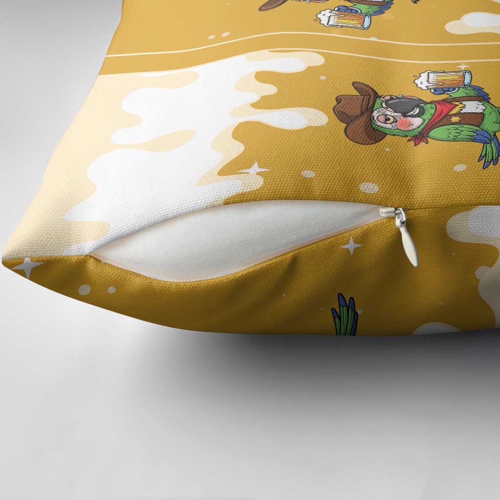 Western Yoke Pillow Cover Drunk Parrot Cowboy Style - Wonder Print Shop