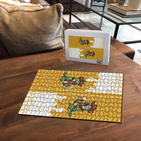 Western Yoke Puzzle Drunk Parrot Cowboy Style - Wonder Print Shop