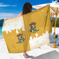 Western Yoke Sarong Drunk Parrot Cowboy Style - Wonder Print Shop