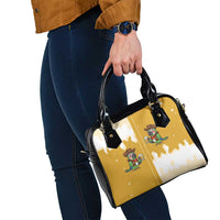 Western Yoke Shoulder Handbag Drunk Parrot Cowboy Style - Wonder Print Shop